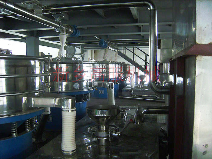 金川旋振篩現場