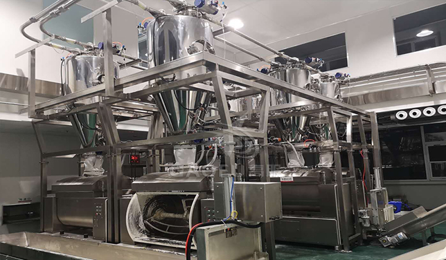 小食品面粉供料系統